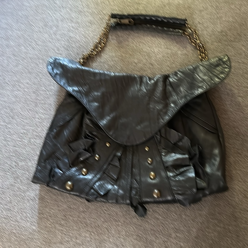 Black Large Hobo Bag